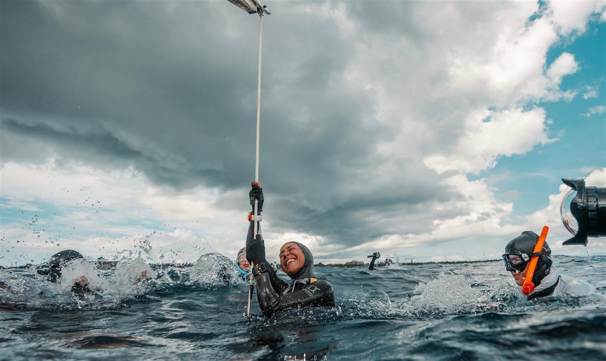 New Turkish Record by Free Diver Alice Ellialtıoğlu 